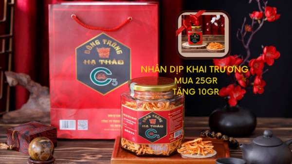 NHAN DIP KHAI TRUONG MUA 25GR TANG 10GR
